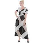 A Minimalist Pattern With Simple Lines And Shapes, Creating A Clean And Modern Aesthetic 07 Button Up Short Sleeve Maxi Dress