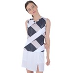 A Minimalist Pattern With Simple Lines And Shapes, Creating A Clean And Modern Aesthetic 07 Women s Sleeveless Sports Top