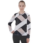 A Minimalist Pattern With Simple Lines And Shapes, Creating A Clean And Modern Aesthetic 07 Women s Pique Long Sleeve T-Shirt