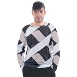 A Minimalist Pattern With Simple Lines And Shapes, Creating A Clean And Modern Aesthetic 07 Men s Long Sleeve Raglan T-Shirt