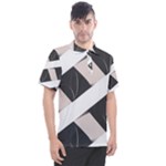 A Minimalist Pattern With Simple Lines And Shapes, Creating A Clean And Modern Aesthetic 07 Men s Polo T-Shirt