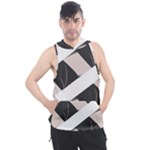 A Minimalist Pattern With Simple Lines And Shapes, Creating A Clean And Modern Aesthetic 07 Men s Sleeveless Hoodie