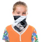 A Minimalist Pattern With Simple Lines And Shapes, Creating A Clean And Modern Aesthetic 07 Face Covering Bandana (Kids)