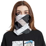 A Minimalist Pattern With Simple Lines And Shapes, Creating A Clean And Modern Aesthetic 07 Face Covering Bandana (Two Sides)