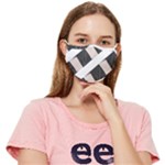 A Minimalist Pattern With Simple Lines And Shapes, Creating A Clean And Modern Aesthetic 07 Fitted Cloth Face Mask (Adult)