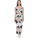 A Minimalist Pattern With Simple Lines And Shapes, Creating A Clean And Modern Aesthetic 07 V-Neck Camisole Jumpsuit