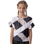 A Minimalist Pattern With Simple Lines And Shapes, Creating A Clean And Modern Aesthetic 07 Kids  Cut Out Flutter Sleeves