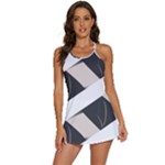 A Minimalist Pattern With Simple Lines And Shapes, Creating A Clean And Modern Aesthetic 07 2-in-1 Flare Activity Dress