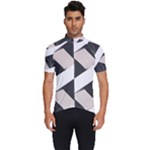 A Minimalist Pattern With Simple Lines And Shapes, Creating A Clean And Modern Aesthetic 07 Men s Short Sleeve Cycling Jersey