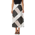 A Minimalist Pattern With Simple Lines And Shapes, Creating A Clean And Modern Aesthetic 07 Classic Midi Chiffon Skirt