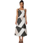 A Minimalist Pattern With Simple Lines And Shapes, Creating A Clean And Modern Aesthetic 07 Square Neckline Tiered Midi Dress