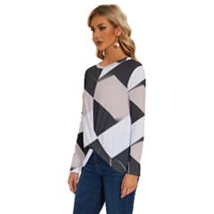 Long Sleeve Crew Neck Pullover Top 