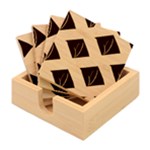 A Minimalist Pattern With Simple Lines And Shapes, Creating A Clean And Modern Aesthetic 07 Bamboo Coaster Set