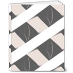 A Minimalist Pattern With Simple Lines And Shapes, Creating A Clean And Modern Aesthetic 07 8  x 10  Softcover Notebook