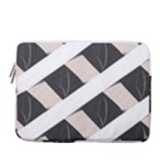 A Minimalist Pattern With Simple Lines And Shapes, Creating A Clean And Modern Aesthetic 07 13  Vertical Laptop Sleeve Case With Pocket