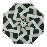 A Minimalist Pattern With Simple Lines And Shapes, Creating A Clean And Modern Aesthetic 07 Automatic Folding Umbrella with Case (Medium)