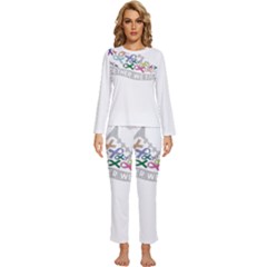 Womens  Long Sleeve Lightweight Pajamas Set 