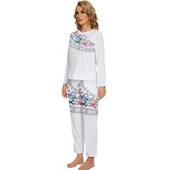 Womens  Long Sleeve Lightweight Pajamas Set 