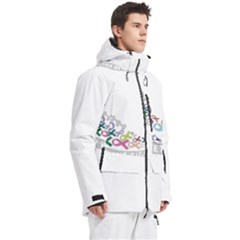 Men s Multi Pockets Zip Ski and Snowboard Waterproof Breathable Jacket 