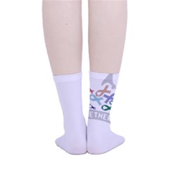 Smooth Crew Length Tube Socks 