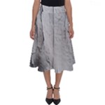 Wall With Cracked White Paint Texture Perfect Length Midi Skirt