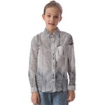 Wall With Cracked White Paint Texture Kids  Long Sleeve Shirt