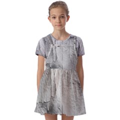 Kids  Short Sleeve Pinafore Style Dress 