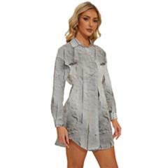 Womens Long Sleeve Shirt Dress 