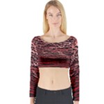 River Roots Long Sleeve Crop Top