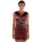 River Roots Wrap Front Bodycon Dress