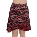 River Roots Chiffon Wrap Front Skirt