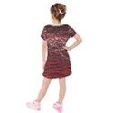 Kids  Short Sleeve Velvet Dress 