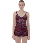 River Roots Tie Front Two Piece Tankini