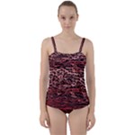 River Roots Twist Front Tankini Set