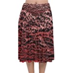 River Roots Velvet Flared Midi Skirt