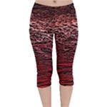 River Roots Velvet Capri Leggings 