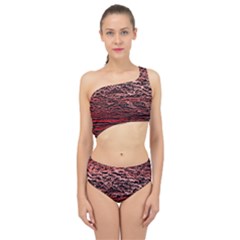 Spliced Up Two Piece Swimsuit 