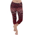 River Roots Lightweight Velour Capri Yoga Leggings