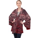 River Roots Long Sleeve Velvet Kimono 