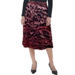 River Roots Classic Velour Midi Skirt 