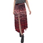 River Roots Velour Split Maxi Skirt