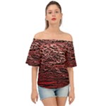 River Roots Off Shoulder Short Sleeve Top