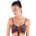 River Roots Woven Tie Front Bralet