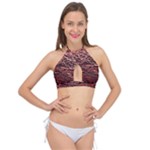 River Roots Cross Front Halter Bikini Top