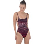 River Roots Tie Strap One Piece Swimsuit