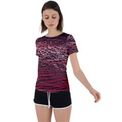 Back Circle Cutout Sports T-Shirt 