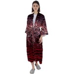 River Roots Maxi Satin Kimono