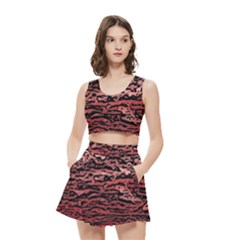 River Roots Women s Crop Top Pleated Skater Rave Skirt from ArtsNow.com