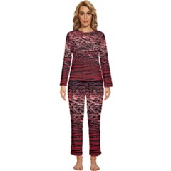 Womens  Long Sleeve Lightweight Pajamas Set 