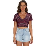 River Roots V-Neck Crop Top